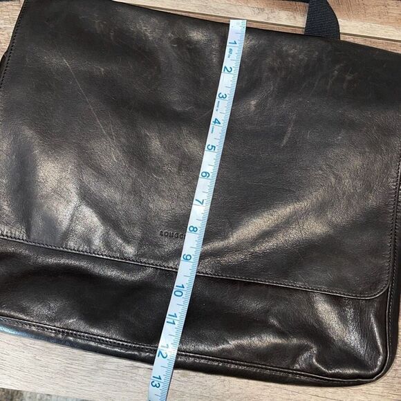 Longchamp Womens Medium Chocolate Leather Shoulder Sling Crossbody Messenger Bag - Picture 10 of 10